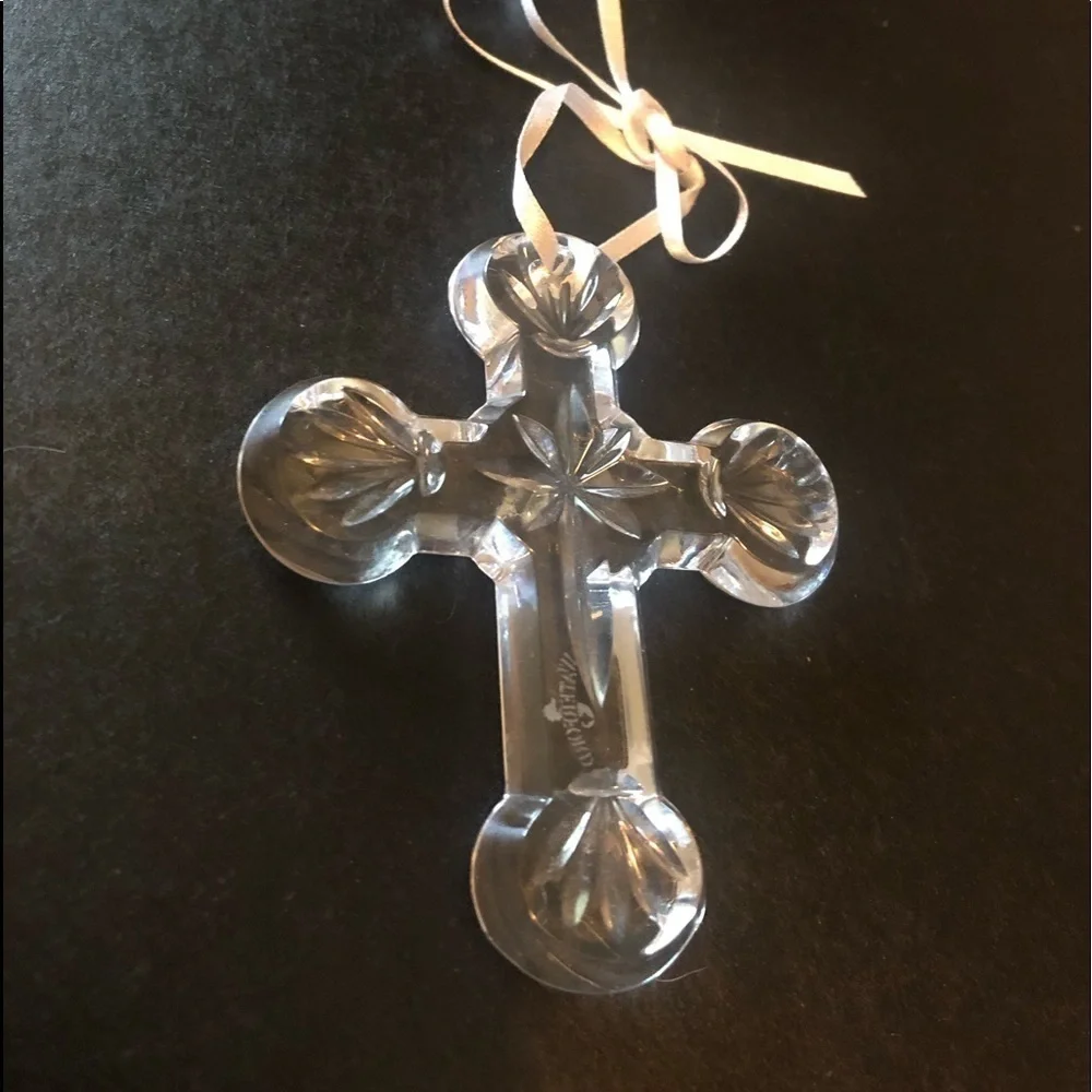 Waterford crystal cross ornament